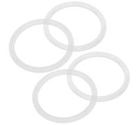 Gatuida 4 Piezas Anillo y Repuesto para Botella Térmica Blanco de Sellado de Silicona Anillo de Tapa Reutilizable Aislamiento Térmico para Vasos Deportivos