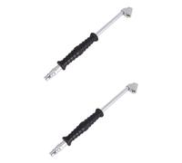 Gatuida Conector Rapido Camion Bomba De Aire para Inflador De Aire Boquilla De Metal para Piel Compresor De Aire para Motocicleta Boquilla Inflada para 2 Uds Gancho Inflador