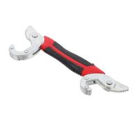 Gatuida Llave Inglesa y Rango de Sujeción 6-22mm Diseño de Boca Ancha Ajustable Multifuncional de Acero al Carbono para Fontanería y Reparación de Grifos