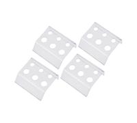 Gatuida Soporte para Pigmentos Acrílico Transparente 4 Piezas Tamaño para Tatuajes de Cejas Labiales Diseño Arqueado Profesional