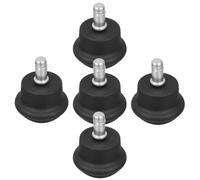 Gatuida Tope de Rueda Fija de Nylon para Muebles y Taburetes, Paquete de 5 Piezas Fácil Instalación y Alta Versatilidad para Sillas y Gabinetes
