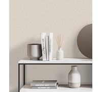 GAULAN 681176 - Papel pintado vinílico efecto fibra vegetal de yute con textura en relieve para pared salón cocina baño dormitorio pasillo - Rollo de 10 m x 1,06 m