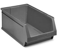 Gaveta Apilable Almacenamiento Gris Nº52 236x160x130 mm. (2/6) (Paquete de 5)