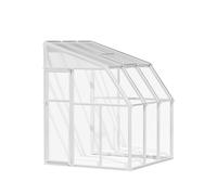 Gazebo de aluminio canopia sun room gris de 200x200 cm