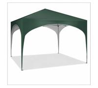 Gazebo de jardín 300x300 cm - protección para patio, terraza y fiestas al aire libre - verde