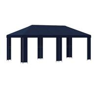 Gazebo De Jardín 6 X 3 M Azul Poliéster Y Acero 190 Vidaxl