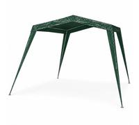 7house Gazebo Plegable para Jardín con Estructura de Acero 330x330x240cm 7house