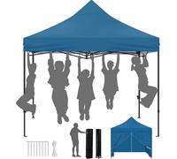 Gazebo plegable para jardín Rootz – Pabellón para exteriores – Toldo pop-up – Protección UV – 289 cm x 330 cm x 289 cm