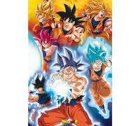 GB Eye ABYDCO741 Maxi Poster Dragon Ball Goku's transformations 61 x 91.5cm