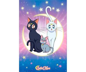 GB Eye ABYDCO792 Maxi Poster Sailor Moon Luna, Artemis & Diana 61 x 91.5cm