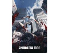 GB Eye Póster CHAINSAW MAN con texto Key 91,5 x 61 cm