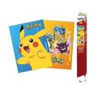 GB Eye – Set de pósters Chibi Pokémon – Personajes coloridos – 52 x 38