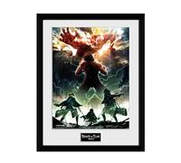 GB Eye LTD, Attack On Titan Season 2, Key Art, Fotografía enmarcada 30x40 cm