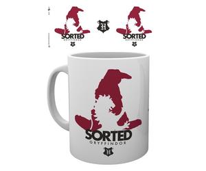 Gb eye ltd, harry potter, sorted gryffindor, taza