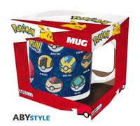 Gb eye ltd, pokemon, ball varieties, taza de ceramica