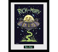 GB Eye LTD, Rick y Morty, Barco, Fotografía enmarcada 30x40 cm