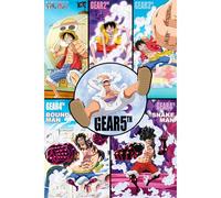 GB Eye Póster One Piece - Historial de los Gears - 91,5 x 61 cm