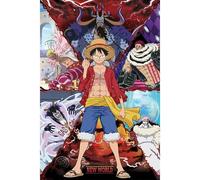 GB Eye Póster Maxi One Piece – Luffy Vs New World 91,5 x 61