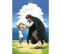 GB Eye Póster One Piece - Shanks & Luffy (91,5 x 61 cm)