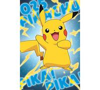 GB Eye Pokemon - Póster de efecto metálico (91,5 x 61 cm), diseño de Anime Manga Home & Office, ideal para regalo y fans