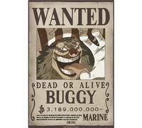 GB Eye Póster One Piece WANTED Baggy Wano – 52 x 38 cm