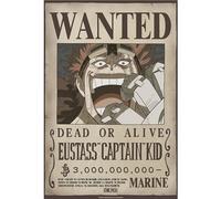 GB Eye – Póster One Piece Wanted Kid Wano (52 x 38 cm)