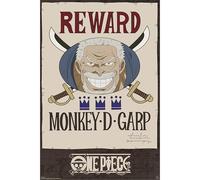 GB eye - Póster One Piece WANTED Garp - Producto oficial - Tamaño Maxi 91,5 x 61 cm - Póster Cross Guild - Papel de alta calidad