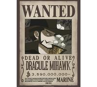 GB eye Póster One Piece Wanted Mihawk Wano 38x52cm