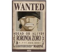 GB Eye Póster One Piece Wanted Zoro Wano 61 x 91,5 cm