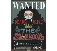 GB eye - Póster Wanted Brook Wano One Piece (52 x 38 cm)
