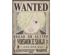 GB eye - Póster Wanted Sanji Wano One Piece (52 x 38 cm)