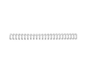 GBC 4400026 espiral metalica | 6 mm | plateado | 100 unidades.