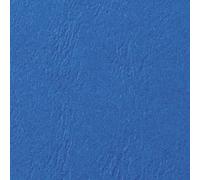 GBC 46735E LeatherGrain Tapas de encuadernacion | 250 gr | azul | textura de piel | 50 unidades
