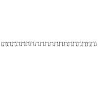 GBC Canutillo metal Wire-O 14 mm Negro (21 anillas paso US) Caja de 100