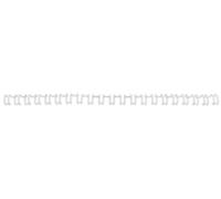 GBC Canutillo metálico Wire-O 14 mm Blanco (Paso US 21 orificios) Caja de 100 unidades