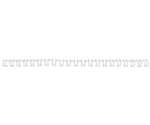 GBC Canutillo metálico Wire-O 14 mm Blanco (Paso US 21 orificios) Caja de 100 unidades