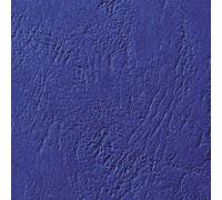 GBC CE040029 LeatherGrain Tapas de encuadernacion | 250 gr | azul | textura de piel | 100 unidades