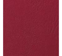 GBC CE040030 LeatherGrain Tapas de encuadernacion | 250 gr | rojo oscuro | textura de piel | 100 unidades