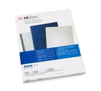 GBC CN020070 HiGloss Tapas de encuadernacion | 250 gr | blanco | 25 unidades