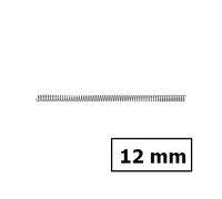 GBC Espiral metálica 5:1 | 12 mm | negro | 100 unidades