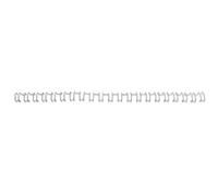 GBC IB1606 espiral metalica | 8 mm | plateado | 100 unidades