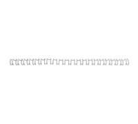 GBC IB1614 espiral metalica | 14 mm | plateado | 100 unidades