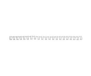 GBC IB1614 espiral metalica | 14 mm | plateado | 100 unidades