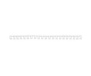 GBC IB1652 espiral metalica | 10 mm | blanco | 100 unidades