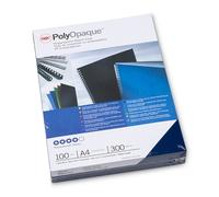 GBC IB387265 Tapas de encuadernacion PolyOpaque | 300 micras | azul oscuro | 100 unidades