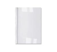 GBC IB451713 - Carpeta térmica IBILEATHER DIN A4 portada PVC 180 micras contraportada símil piel 300 grs 3 mm (caja 100) color blanco