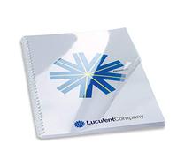 GBC IB770050 HiClear - Tapas transparentes para encuadernar, 100 unidades A3, PVC, 200 my