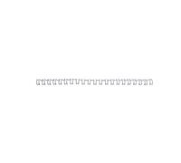 GBC multibindwire espalda A4 21L 6mm plateado (100)