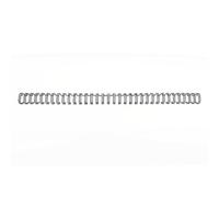 GBC RE810610 espiral metalica | 9,5 mm | negro | 250 unidades