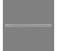 GBC RE810670 espiral metalica | 9,5 mm | blanco | 250 unidades